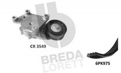 BREDA LORETT kca0029 -  Поликлиновой ременный комплект